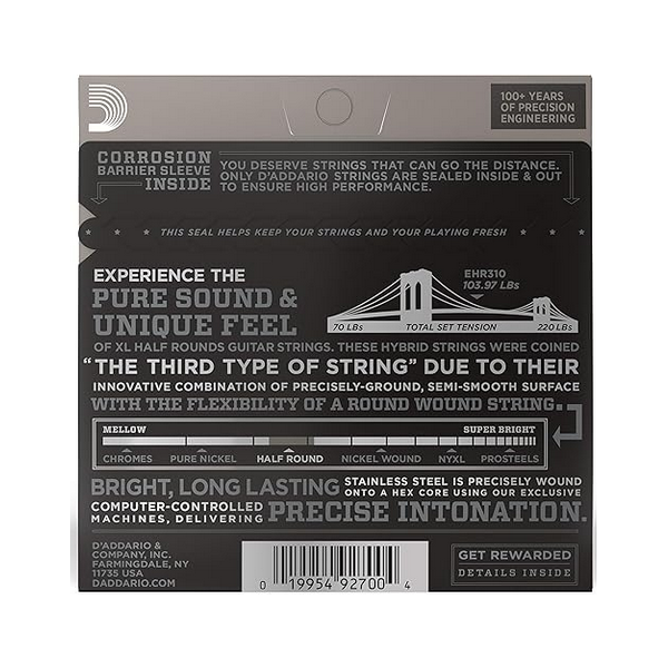 D'Addario 9/42 XL Half Rounds