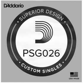 D'Addario 026 XL ProSteel wound