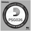 D'Addario 026 XL ProSteel wound