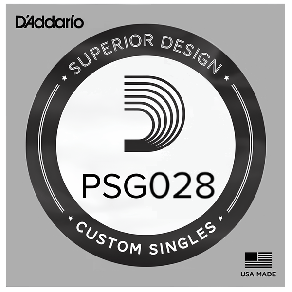 D'Addario 028 XL ProSteel wound