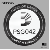 D'Addario 042 XL ProSteel wound