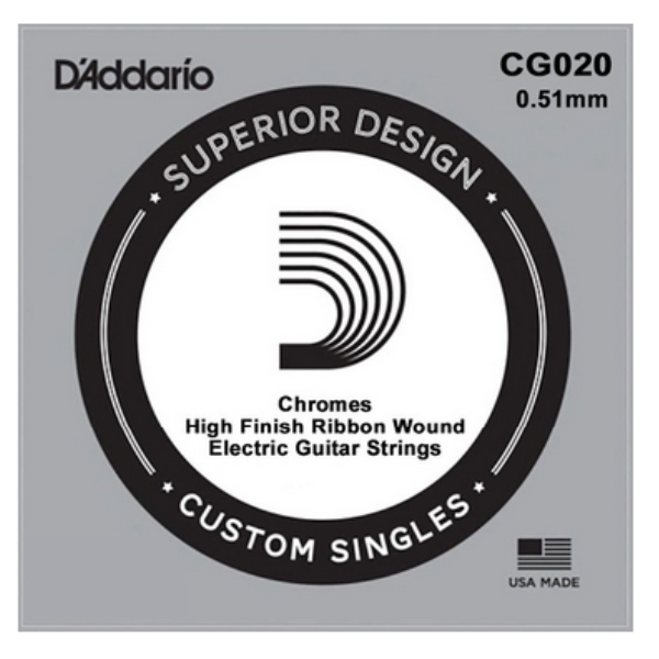 D'Addario 020  XL Chromes flat wound