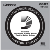 D'Addario 020  XL Chromes flat wound