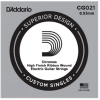 D'Addario 021 XL Chromes flat wound