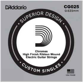 D'Addario 025 XL Chromes flat wound