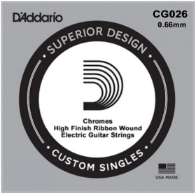 D'Addario 026 XL Chromes flat wound