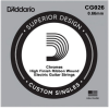 D'Addario 026 XL Chromes flat wound