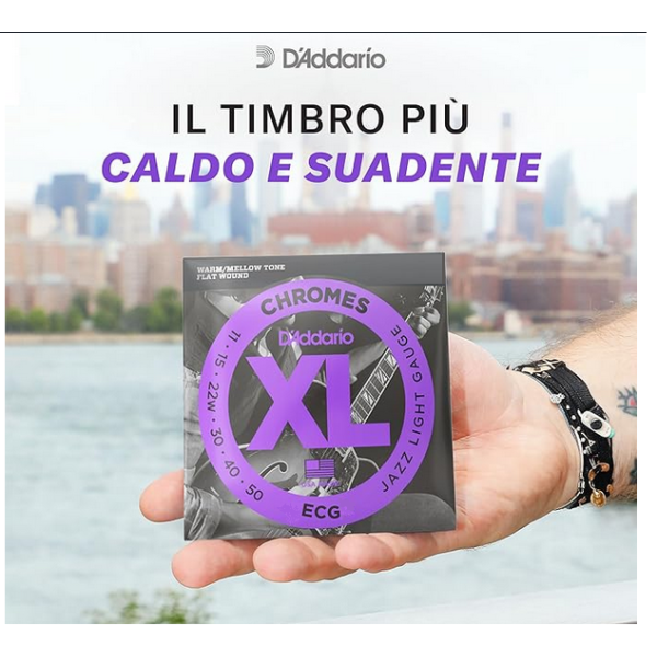 D'Addario 028 XL Chromes flat wound