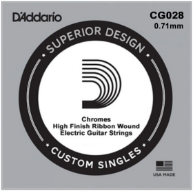D'Addario 028 XL Chromes flat wound
