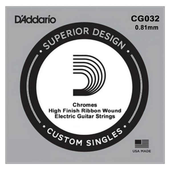 D'Addario 032 XL Chromes flat wound