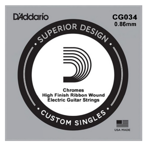 D'Addario 034 XL Chromes flat wound