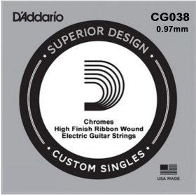 D'Addario 038 XL Chromes flat wound