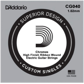 D'Addario 040 XL Chromes flat wound