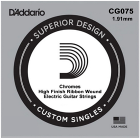 D'Addario 075 XL Chromes flat wound