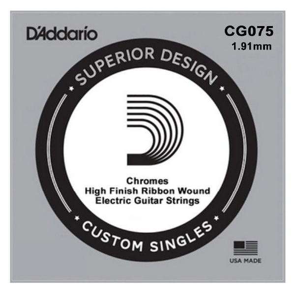 D'Addario 075 XL Chromes flat wound