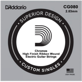 D'Addario 080 XL Chromes flat wound