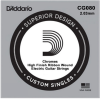 D'Addario 080 XL Chromes flat wound