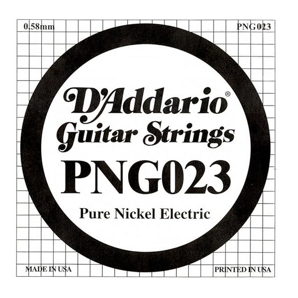 D'Addario 023 PNG Pure Nickel wound