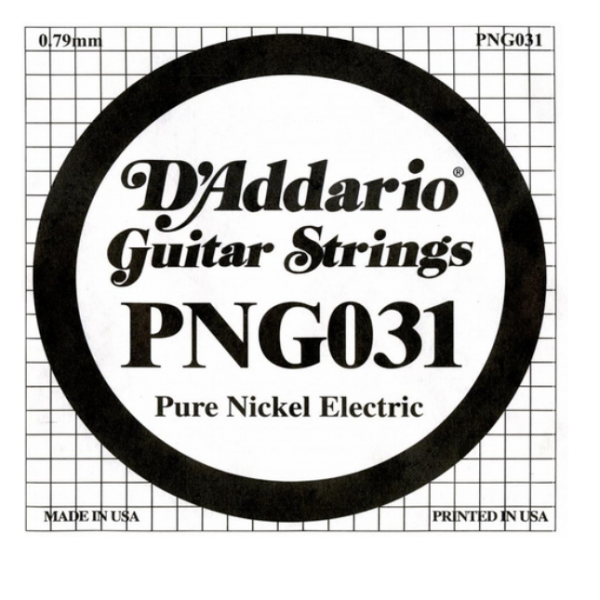 D'Addario 031 PNG Pure Nickel wound