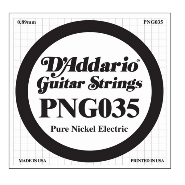 D'Addario 035 PNG Pure Nickel wound