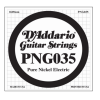 D'Addario 035 PNG Pure Nickel wound