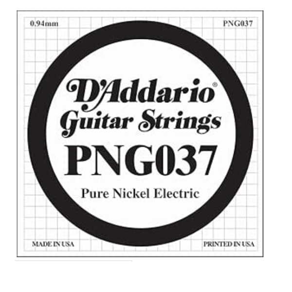 D'Addario 037 PNG Pure Nickel wound