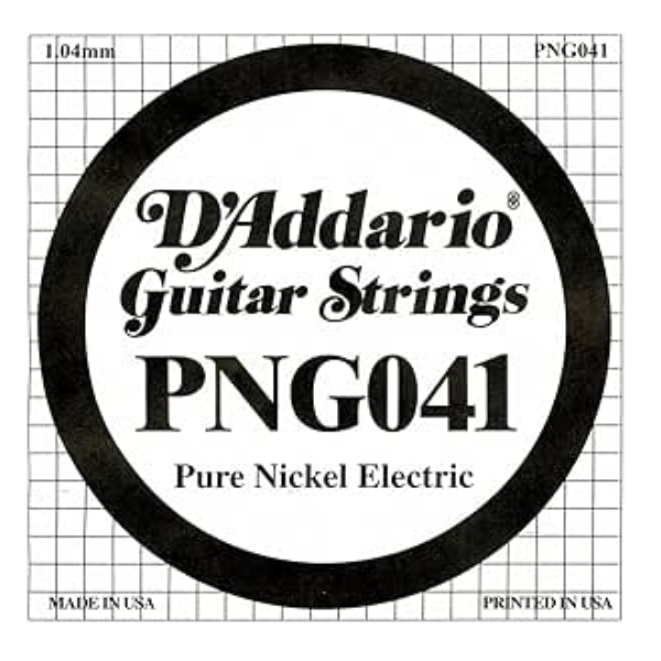 D'Addario 041 PNG Pure Nickel wound
