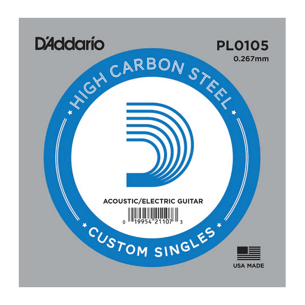 D'Addario 0105 PL Plain Steel