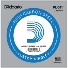 D'Addario 011 PL Plain Steel