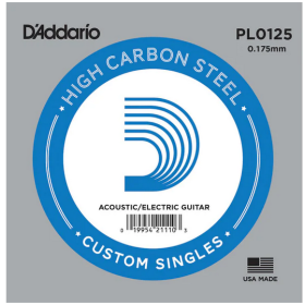 D'Addario 0125 PL Plain Steel