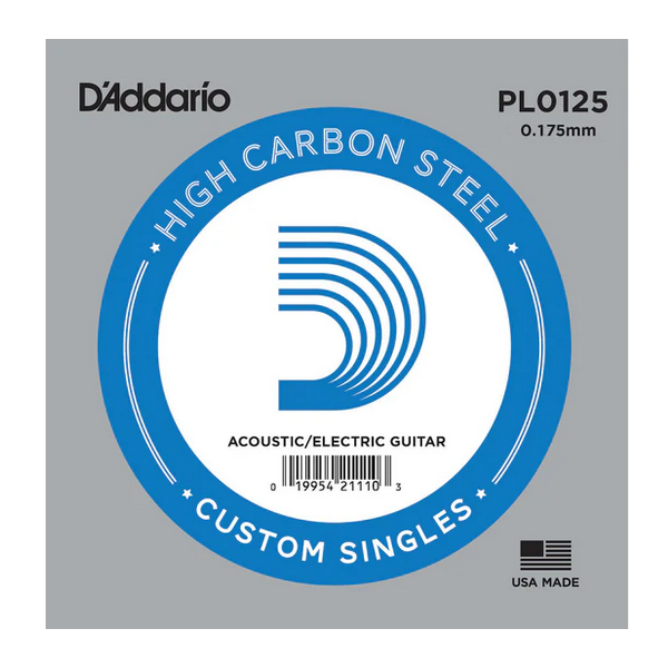 D'Addario 0125 PL Plain Steel