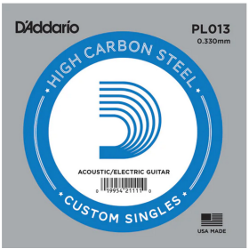 D'Addario 013 PL Plain Steel
