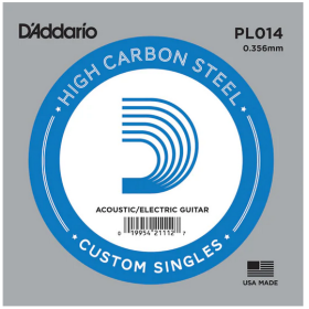 D'Addario 014 PL Plain Steel