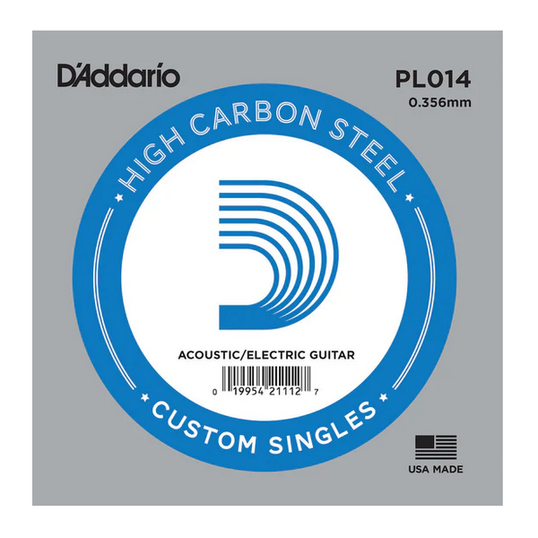D'Addario 014 PL Plain Steel