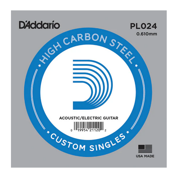 D'Addario 024 PL Plain Steel