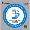 D'Addario 024 PL Plain Steel