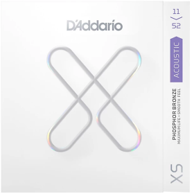 D'Addario 11/52 XS Phosphor Bronze coated