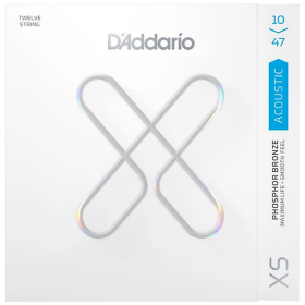 D'Addario 10/47 XS 12 corde Phosphor Bronze coated