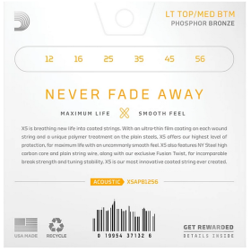 D'Addario 12/56 XS Phosphor Bronze coated