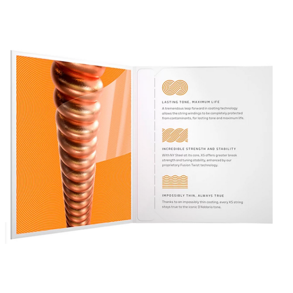 D'Addario 16/56 XS Phosphor Bronze coated resophonic