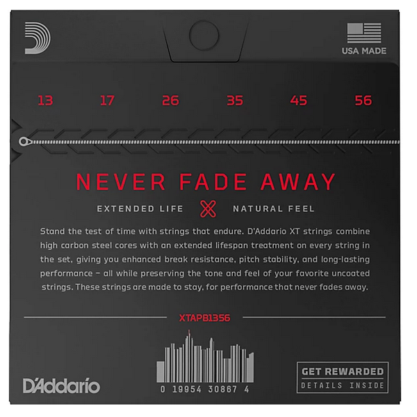 D'Addario 13/56 XT Phosphor Bronze coated