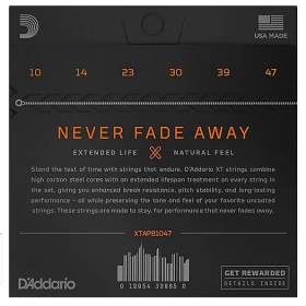 D'Addario 10/47 XT 12 corde Phosphor Bronze coated