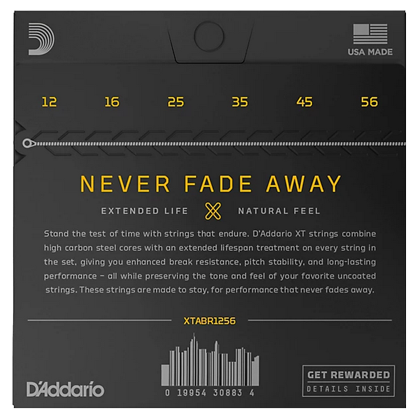D'Addario 12/56 XT Bronze coated