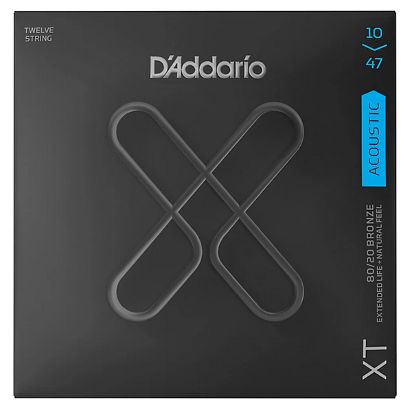 D'Addario 10/47 XT 12 corde Bronze coated