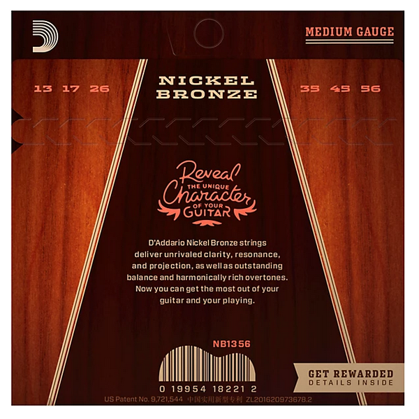 D'Addario 13/56 Nickel Bronze