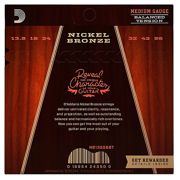 D'Addario 13.5/56 Nickel Bronze BT