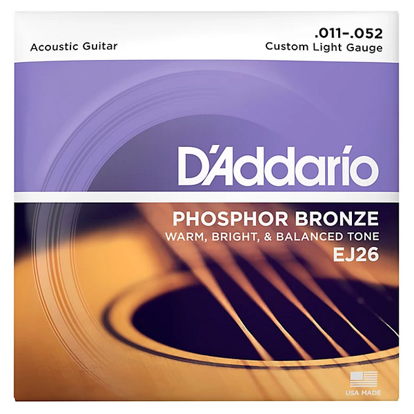 D'Addario 11/52 Phosphor Bronze