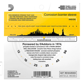 D'Addario 12/56 Phosphor Bronze