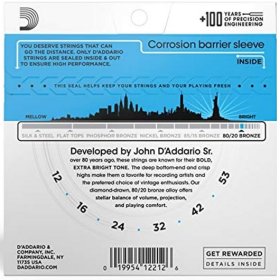 D'Addario 12/53 80/20 Bronze