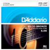 D'Addario 10/47 12 corde 80/20 Bronze